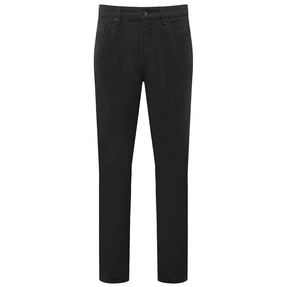 Stay Black - Front - Premier Mens Workready Straight Leg Jeans