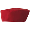 Red - Front - Premier Unisex Chefs Skull Cap