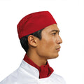 Red - Back - Premier Unisex Chefs Skull Cap