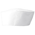 White - Front - Premier Unisex Chefs Skull Cap