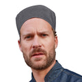 Grey Denim - Back - Premier Unisex Chefs Skull Cap