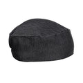 Black Denim - Front - Premier Unisex Chefs Skull Cap