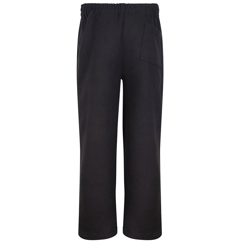 Deep Black - Back - Awdis Mens Signature Heavyweight Jogging Bottoms