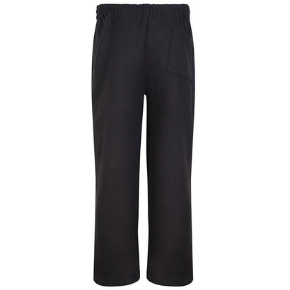 Deep Black - Back - Awdis Mens Signature Heavyweight Jogging Bottoms