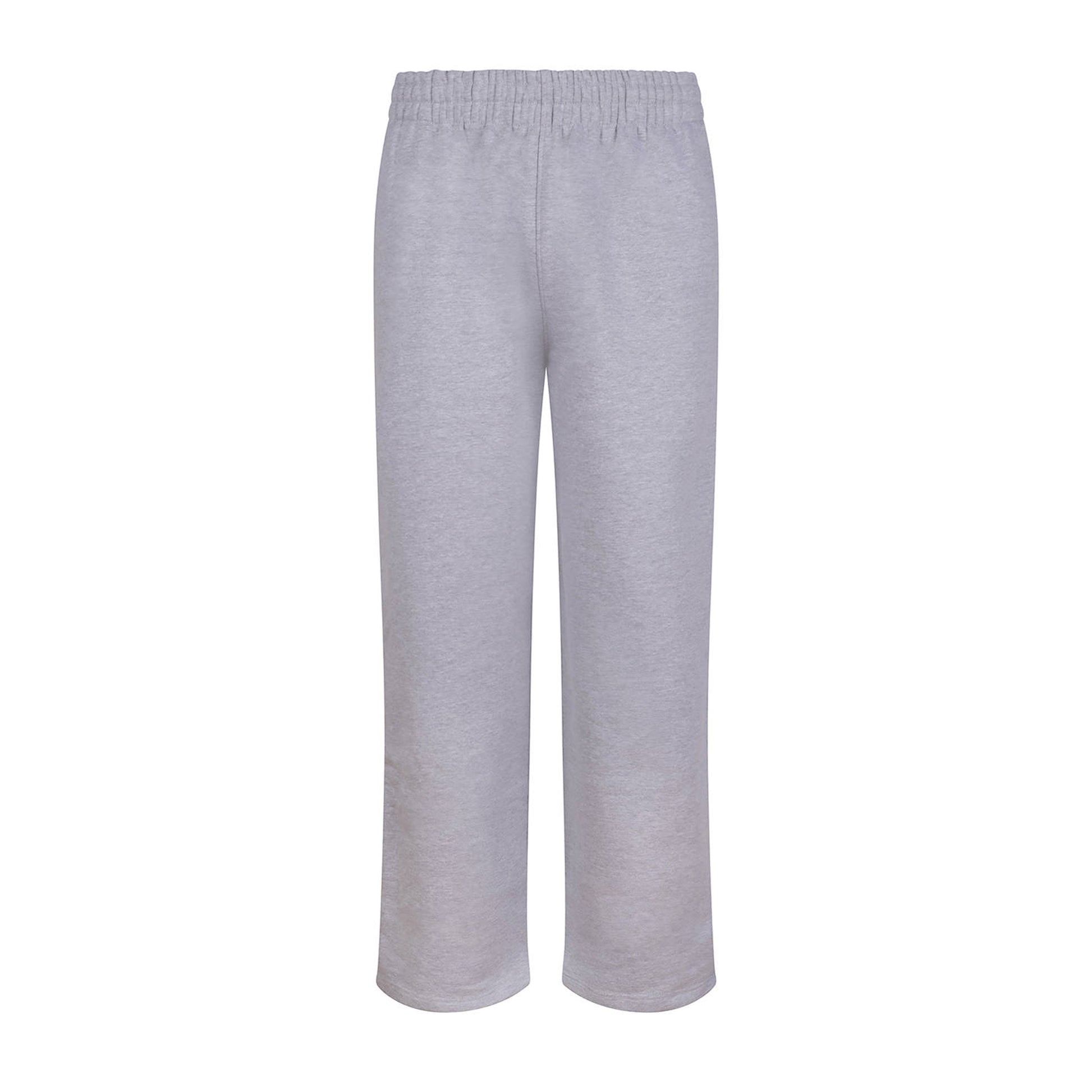 Heather Grey - Front - Awdis Mens Signature Heavyweight Jogging Bottoms