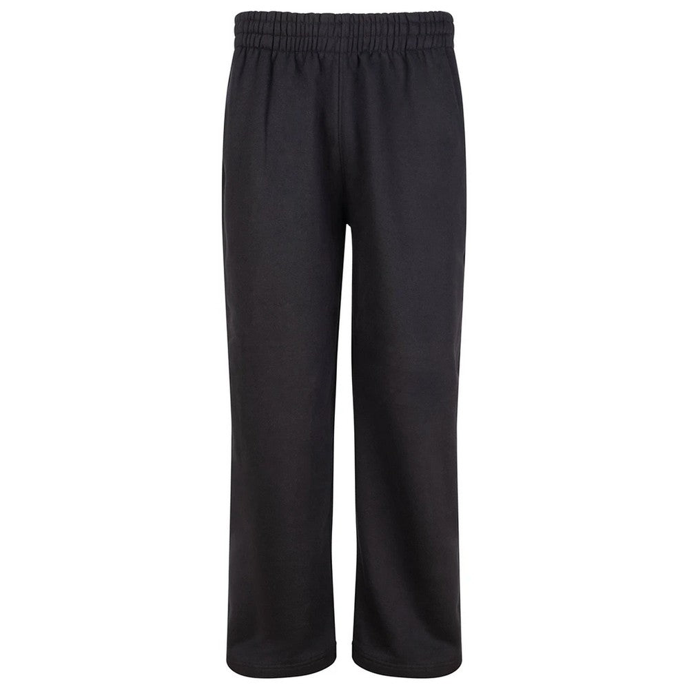 Deep Black - Front - Awdis Mens Signature Heavyweight Jogging Bottoms