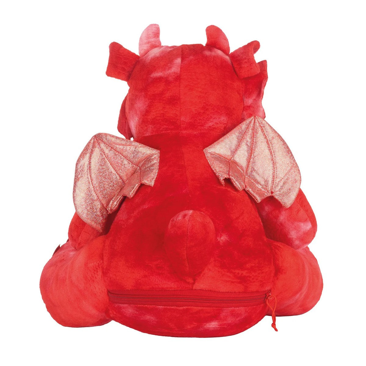 Red - Back - Mumbles Zippie Dragon Plush Toy