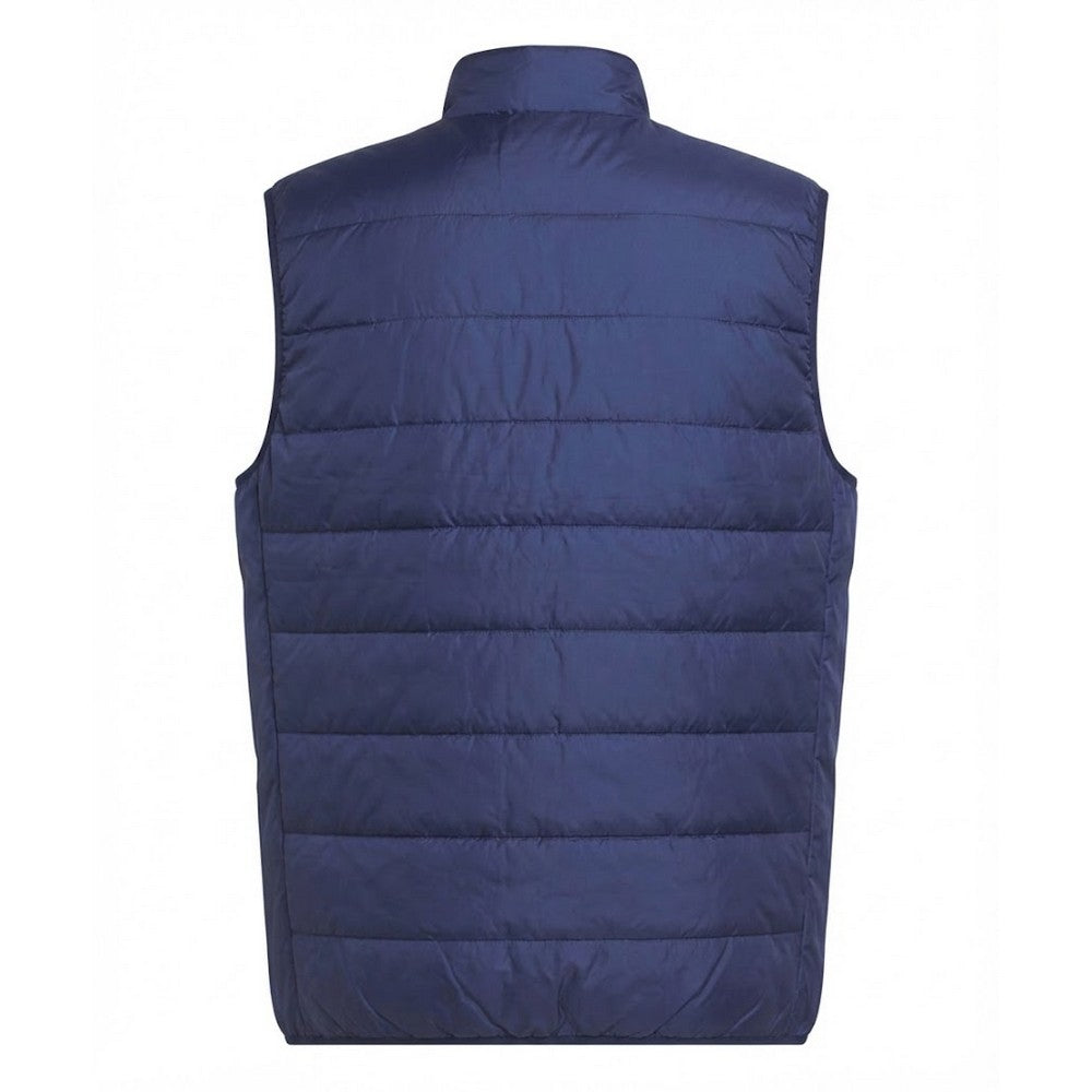 Team Navy Blue - Back - Adidas Mens Puffy Logo Gilet