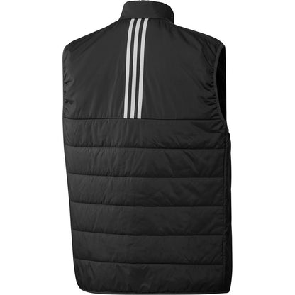 Black - Back - Adidas Mens Puffy Logo Gilet