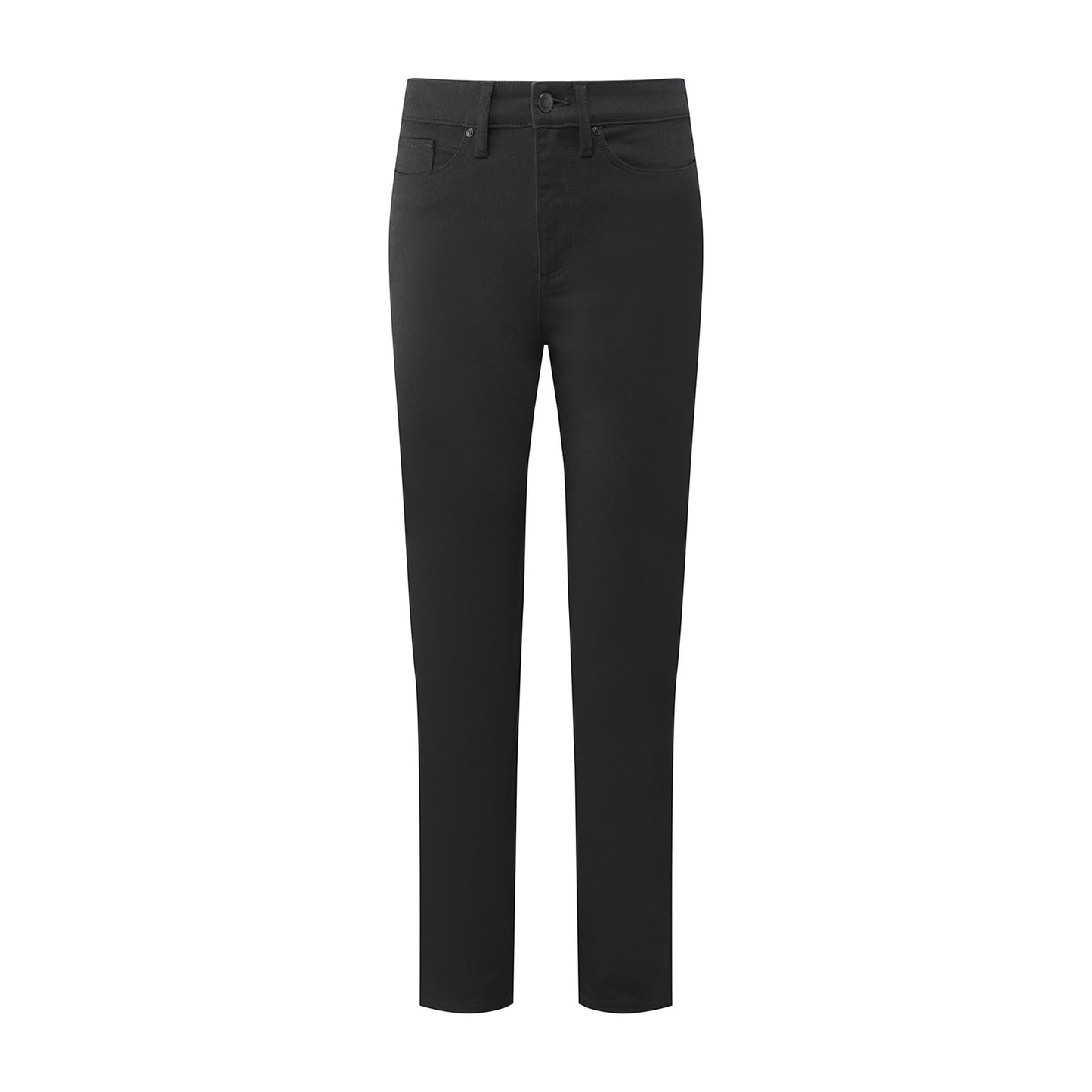 Black - Front - Premier Womens-Ladies Workready Straight Leg Jeans