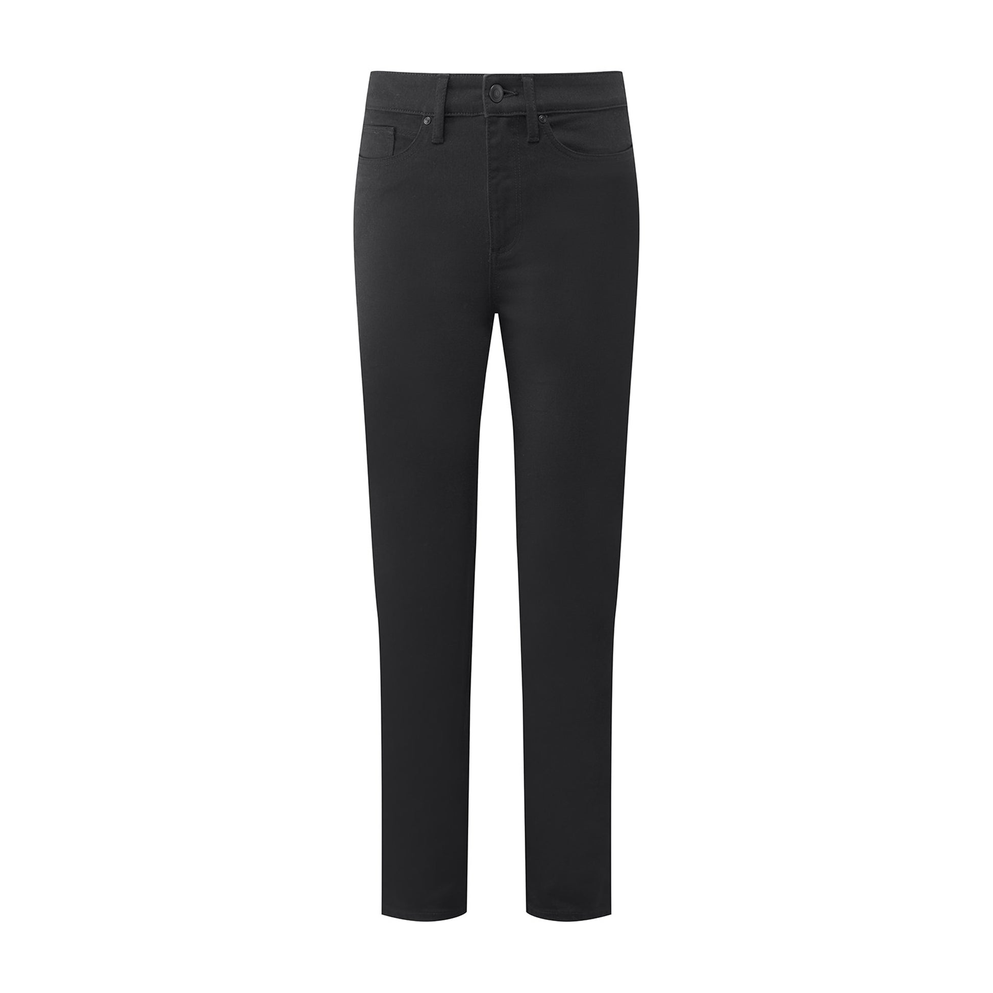 Black - Front - Premier Womens-Ladies Workready Straight Leg Jeans