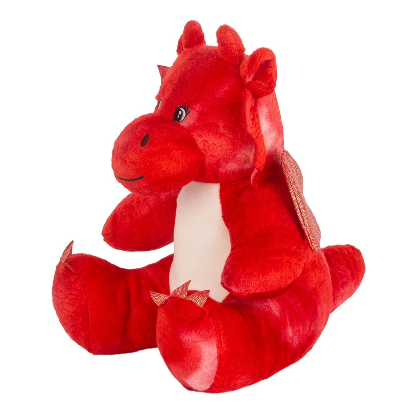 Red - Side - Mumbles Printme Mini Teddy Bear Plush Toy