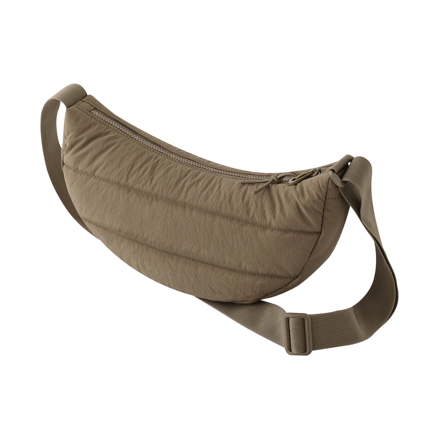 Earthy Green - Back - Bagbase Quilted Crossbody Bag