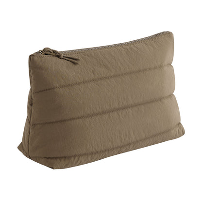 Earthy Green - Front - Bagbase Quilted Accessory Bag