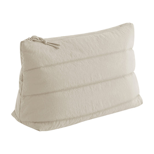 Natural Stone - Front - Bagbase Quilted Accessory Bag