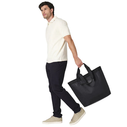 Black - Back - Quadra Waterproof 35L Tote Bag