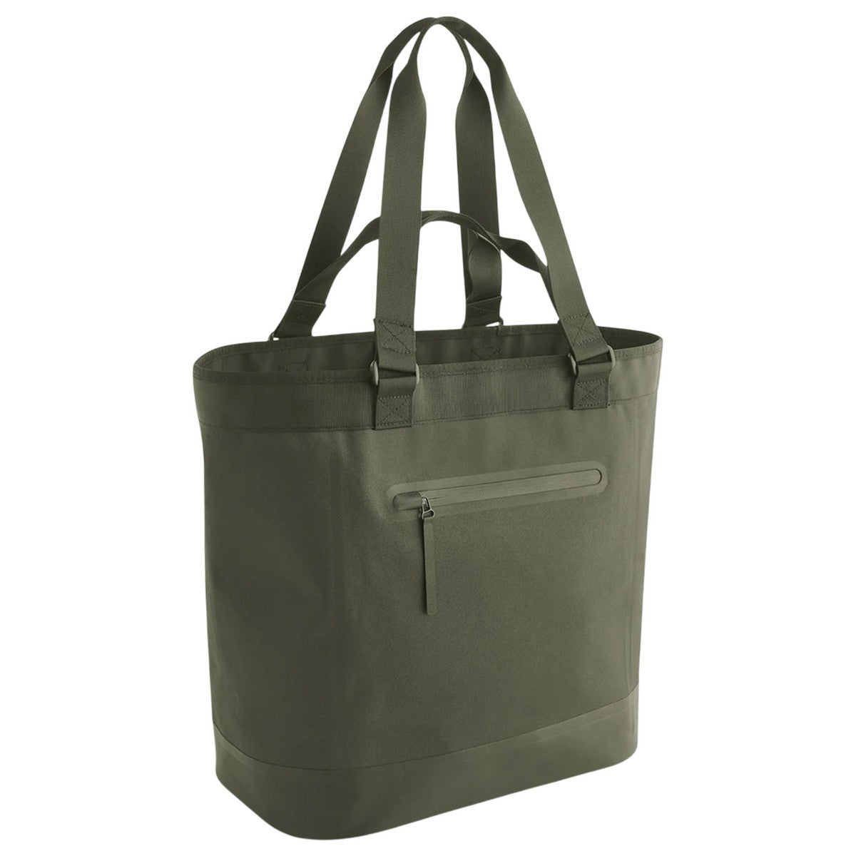 Olive Green - Front - Quadra Waterproof 35L Tote Bag