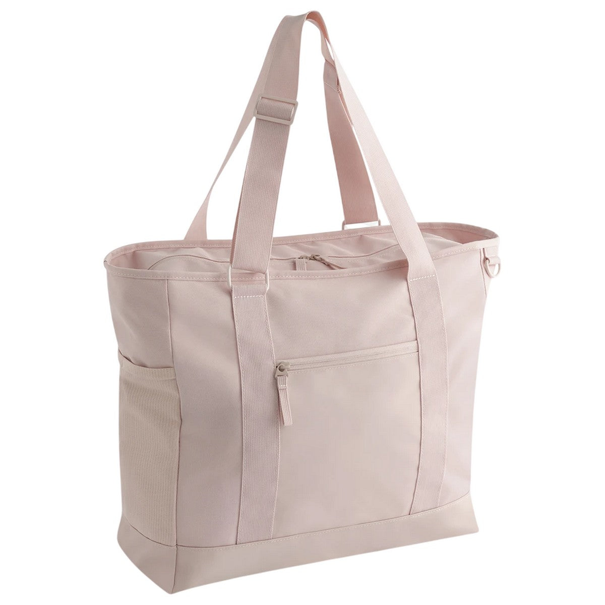 Fresh Pink - Front - Bagbase Recycled Polyester Tote Bag