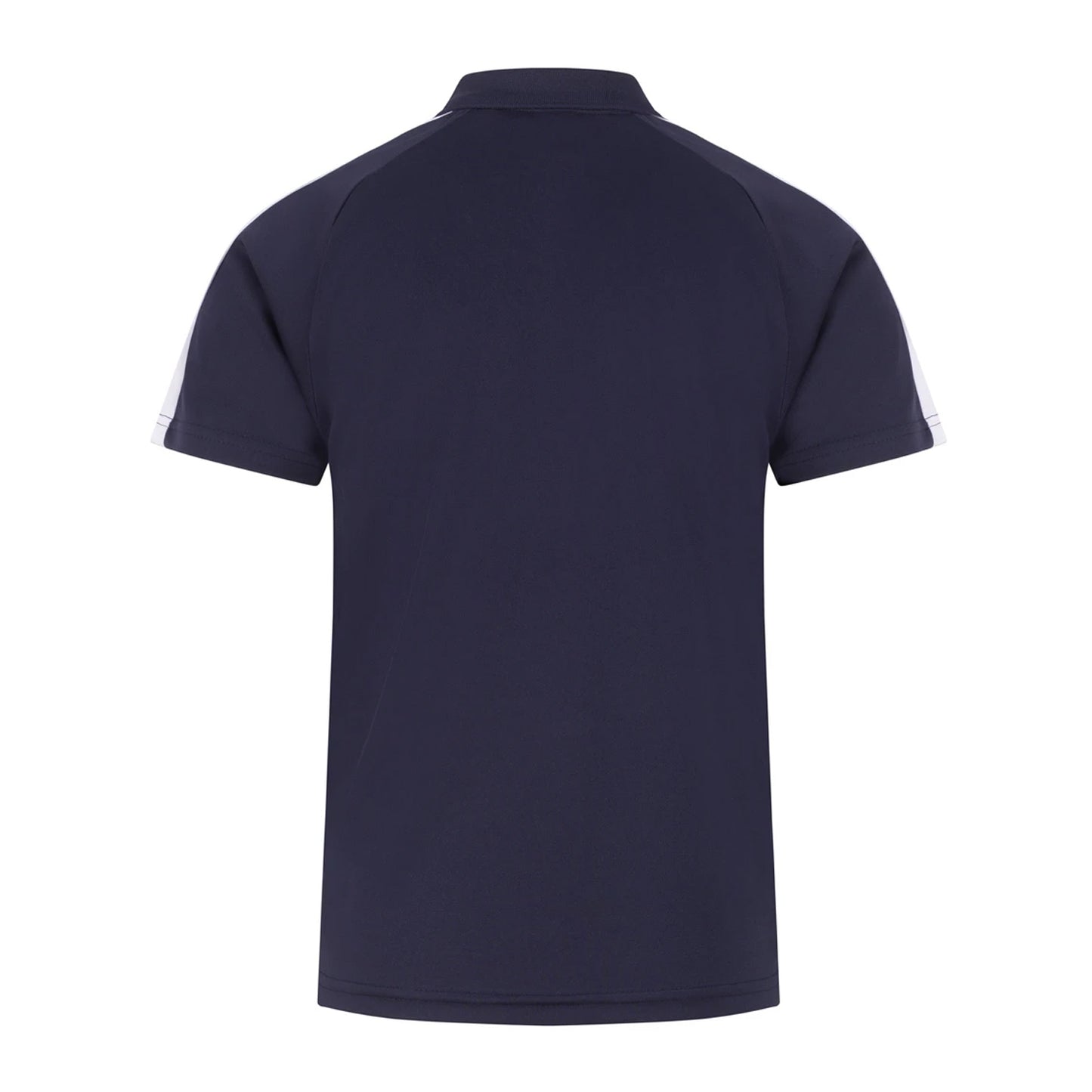 Navy-White - Back - Finden & Hales Childrens-Kids Team Polo Shirt