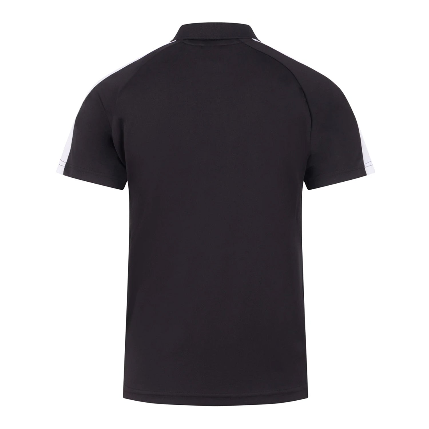 Black-White - Back - Finden & Hales Childrens-Kids Team Polo Shirt