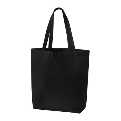 Black - Back - Westford Mill Canvas Heavyweight 30L Tote Bag