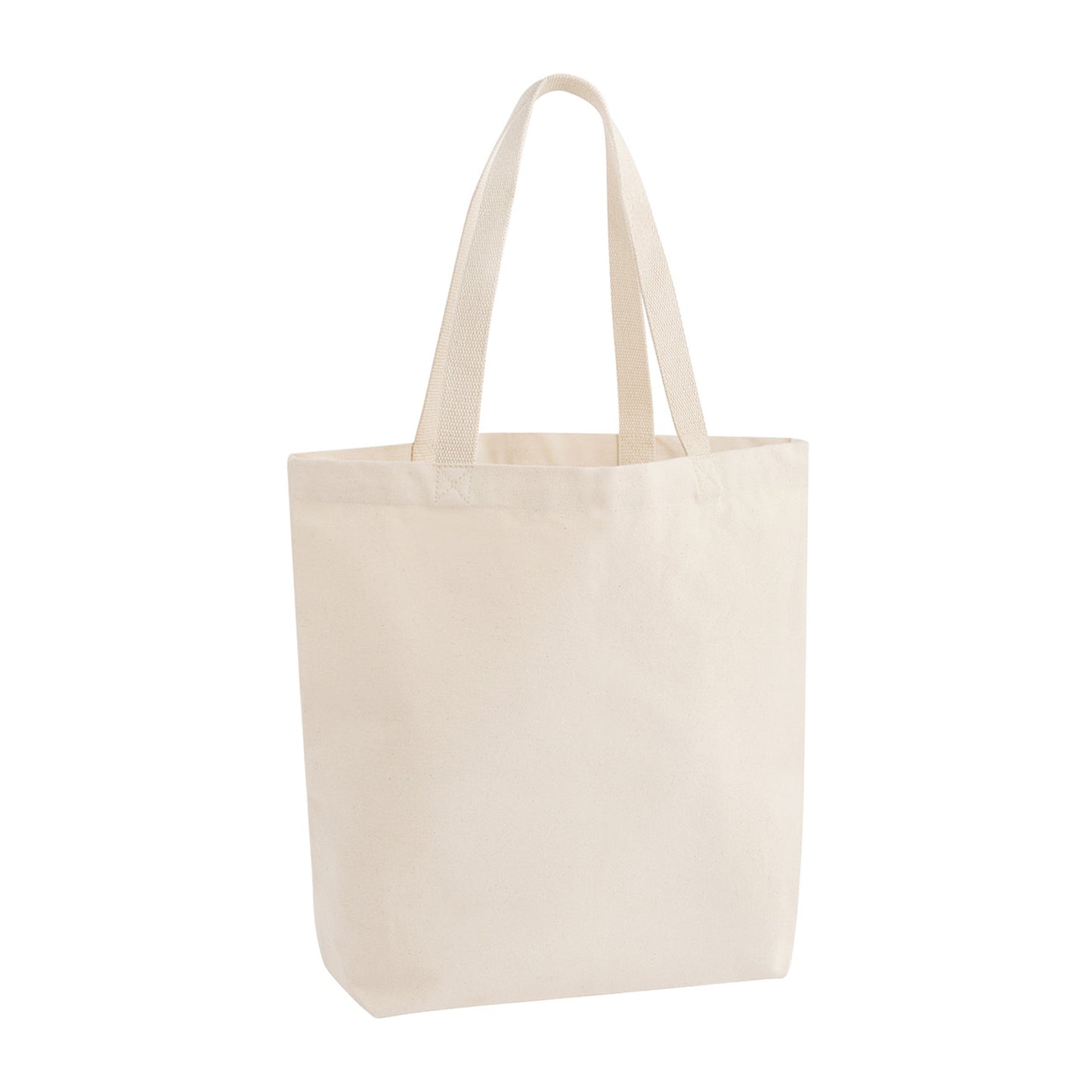 Natural - Front - Westford Mill Canvas Heavyweight 30L Tote Bag
