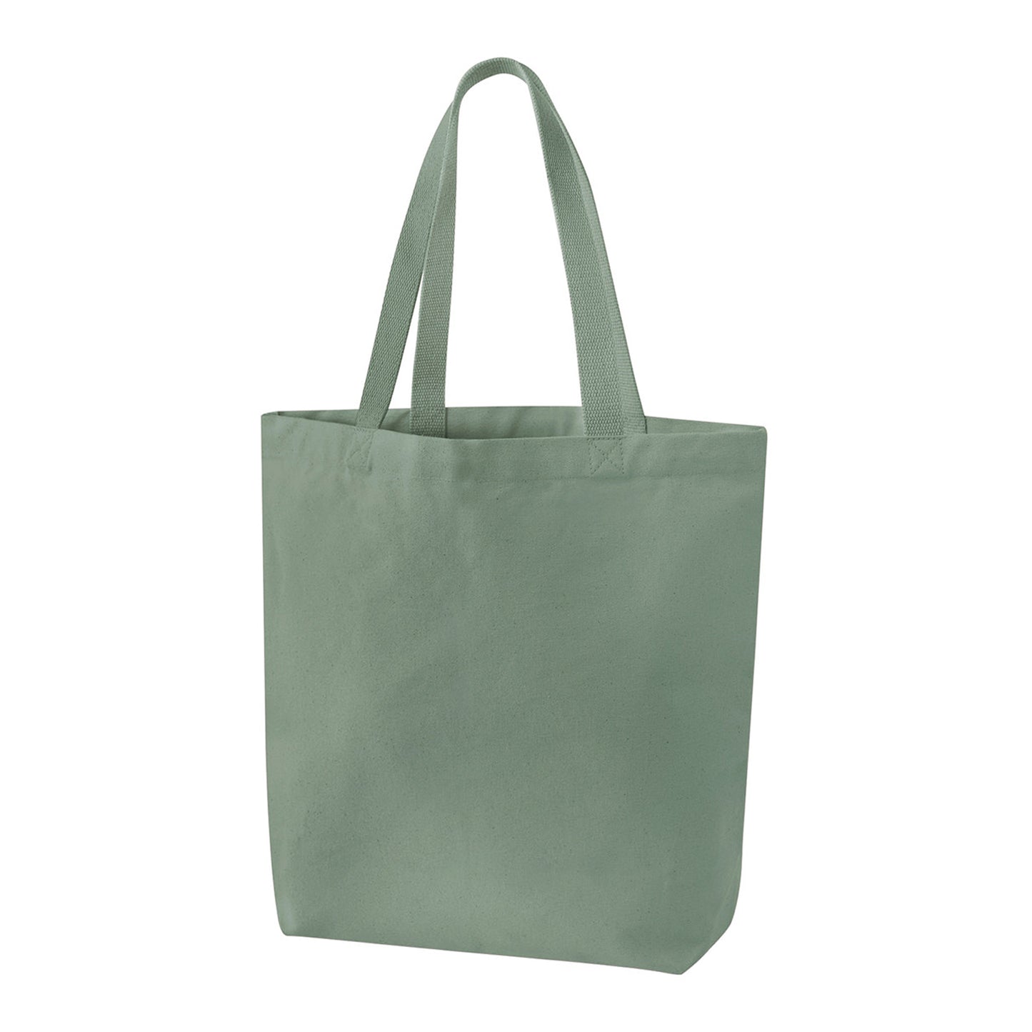Dusty Green - Back - Westford Mill Canvas Heavyweight 30L Tote Bag