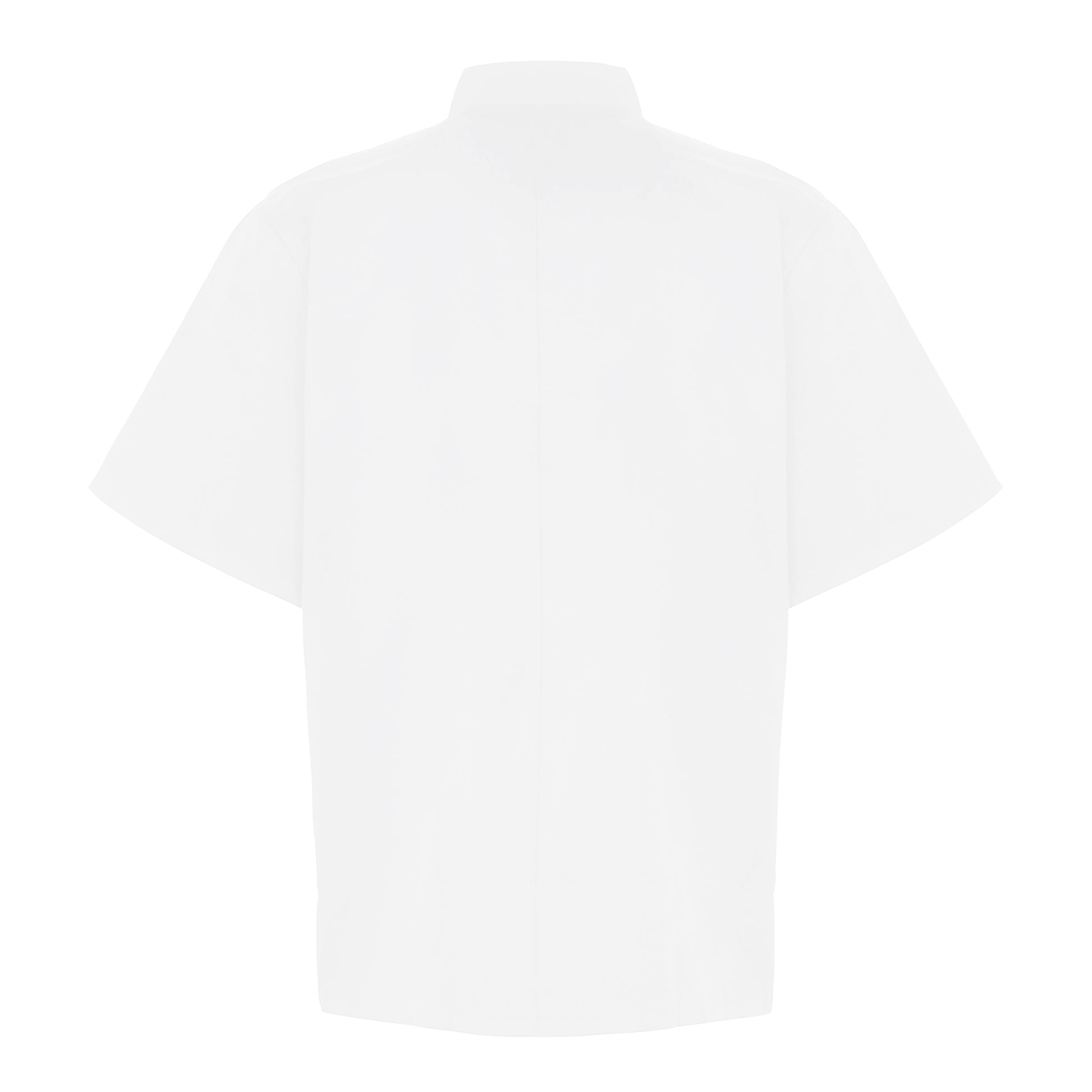 White - Back - Premier Unisex Short Sleeved Chefs Jacket - Workwear