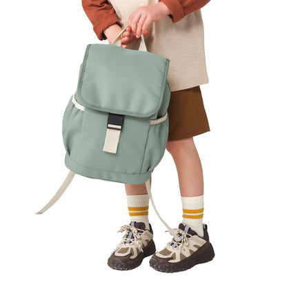 Dusty Green - Side - Bagbase Childrens-Kids Adventure Backpack