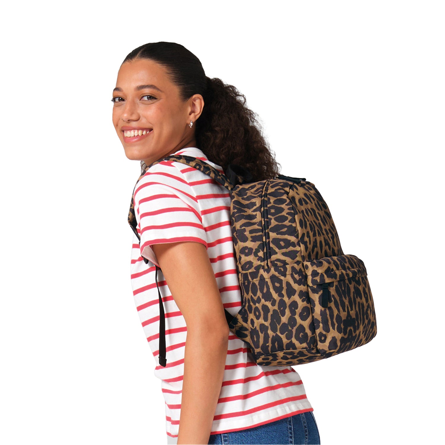 Leopard - Lifestyle - Bagbase Leopard Print Mini Backpack