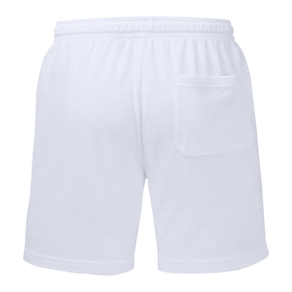 White - Back - Wombat Mens Terrycloth Shorts