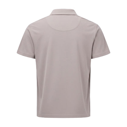 Stone - Back - Wombat Mens Terrycloth Polo Shirt