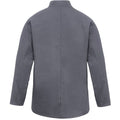 Steel Grey - Back - Premier Unisex Chefs Jacket