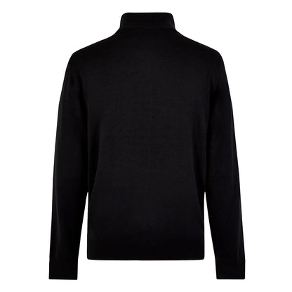 Black - Back - Kustom Kit Mens Arundel Quarter Zip Regular Sweatshirt