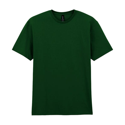 Forest Green - Front - Gildan Unisex Adult Cotton Lightweight T-Shirt