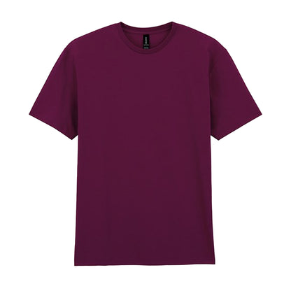 Maroon - Front - Gildan Unisex Adult Cotton Lightweight T-Shirt