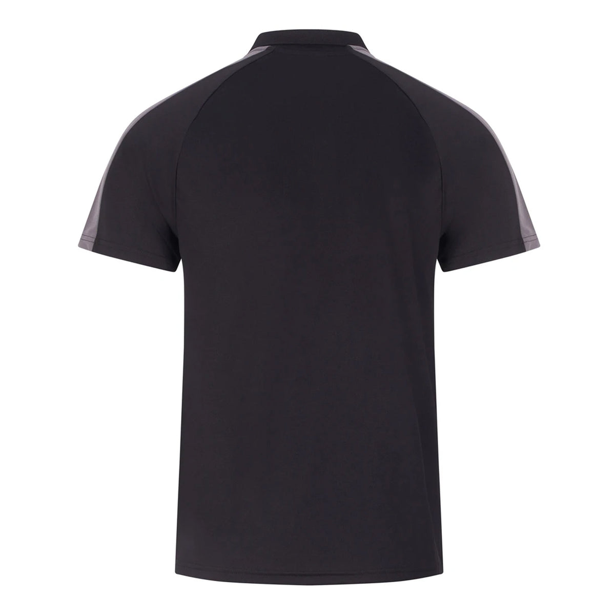 Black-Gunmetal - Back - Finden & Hales Unisex Adult Team Polo Shirt