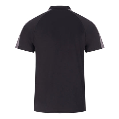 Black-Gunmetal - Back - Finden & Hales Unisex Adult Team Polo Shirt
