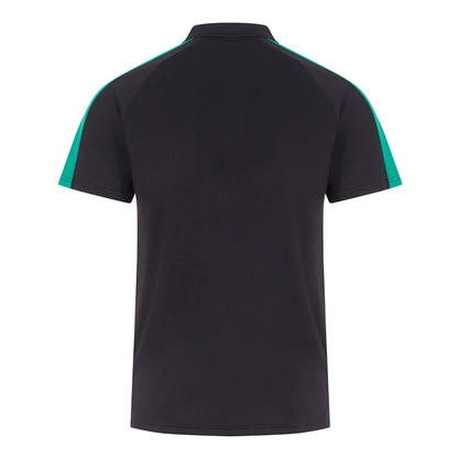 Black-Emerald - Back - Finden & Hales Unisex Adult Team Polo Shirt