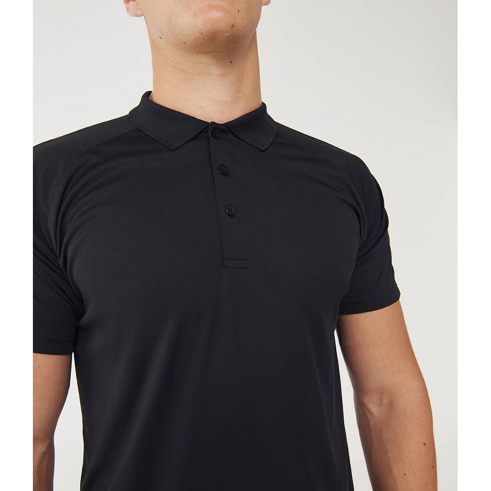 Black - Lifestyle - Finden & Hales Unisex Adult Team Polo Shirt