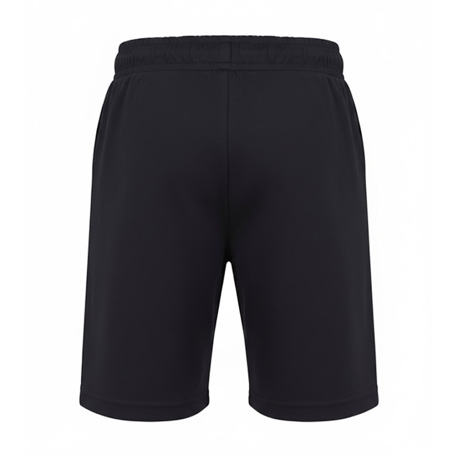 Black - Back - Finden & Hales Childrens-Kids Team No Pocket Shorts