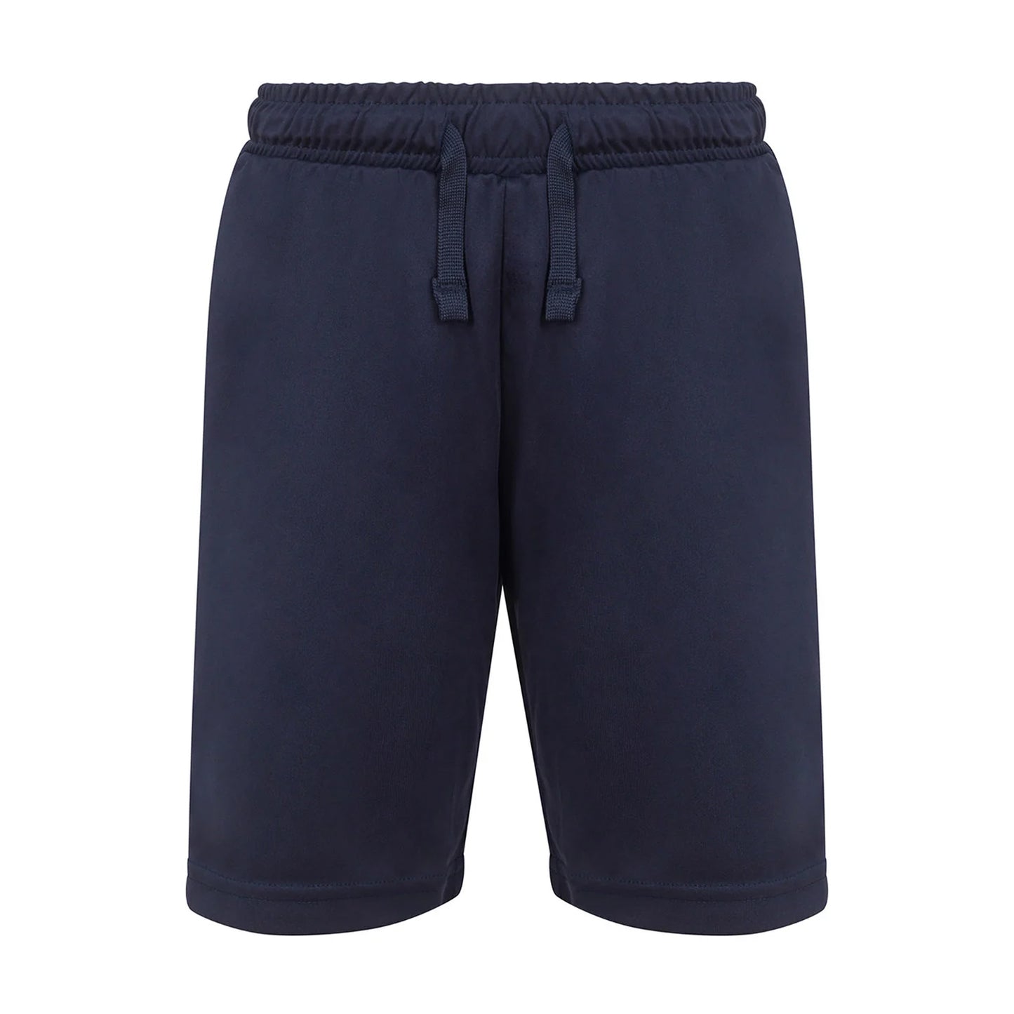 Navy - Front - Finden & Hales Childrens-Kids Team No Pocket Shorts