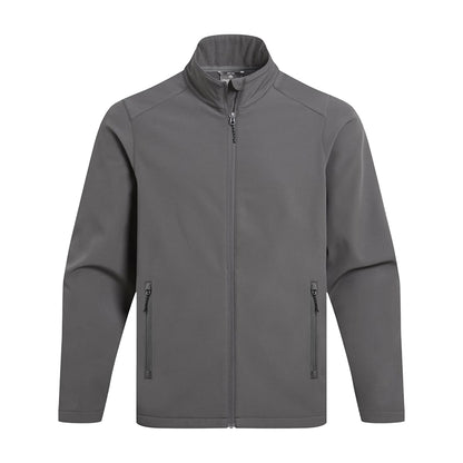 Carbon Grey - Front - Craghoppers Mens Basecamp II Softshell Jacket
