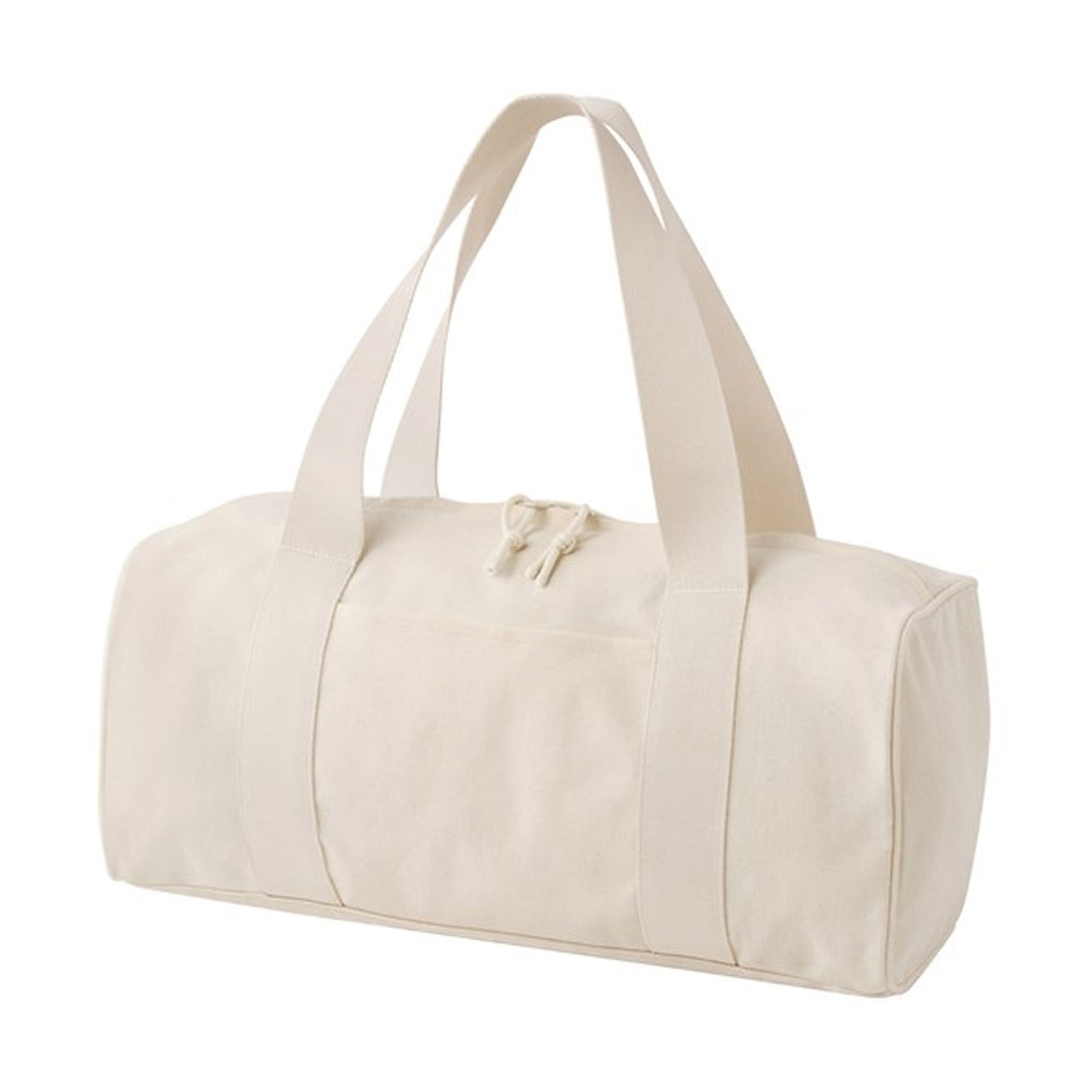 Natural - Back - Bagbase Canvas Duffle Bag