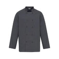 Steel - Front - Premier Unisex Chefs Jacket