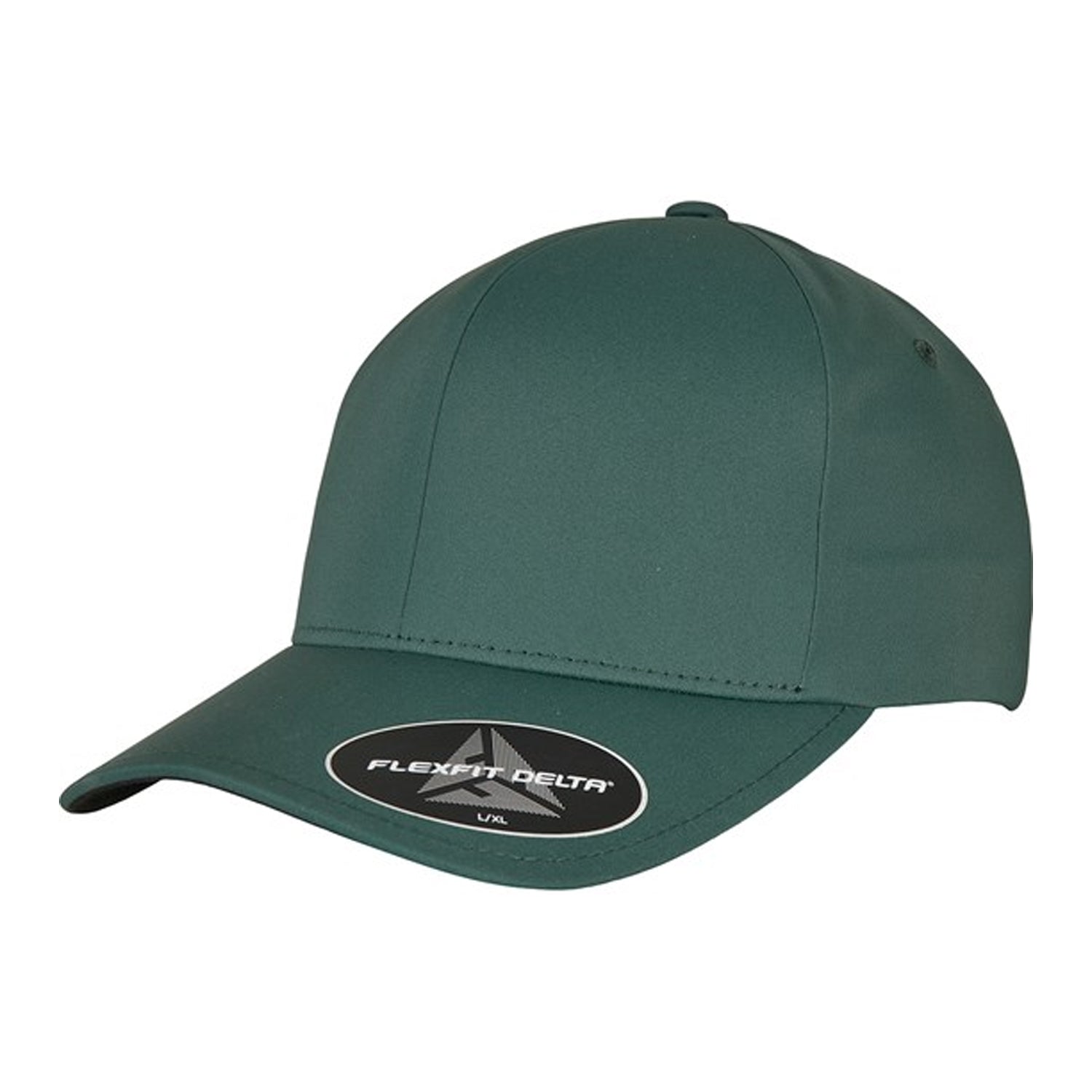 Spruce - Front - Flexfit Delta Logo Lightweight Cap
