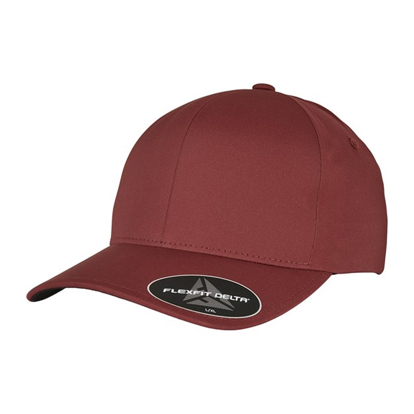 Maroon - Front - Flexfit Delta Logo Lightweight Cap