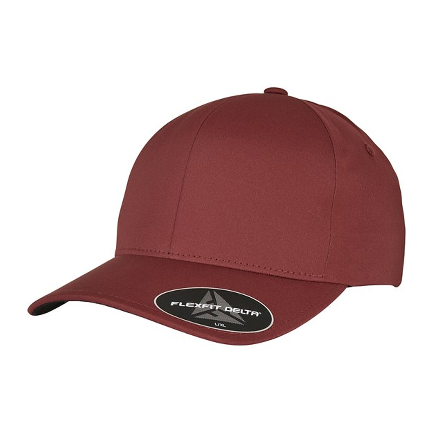 Maroon - Front - Flexfit Delta Logo Lightweight Cap