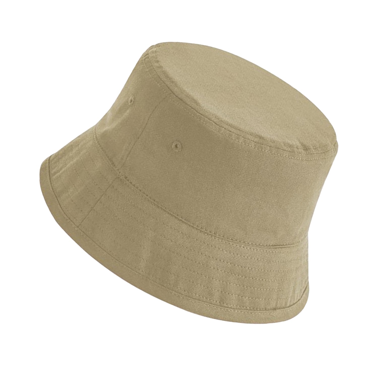 Desert Sand - Back - Beechfield Organic Cotton Bucket Hat