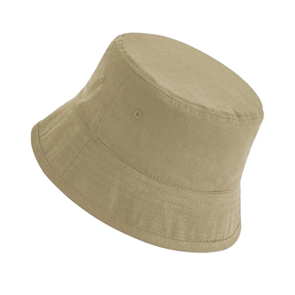 Desert Sand - Back - Beechfield Organic Cotton Bucket Hat